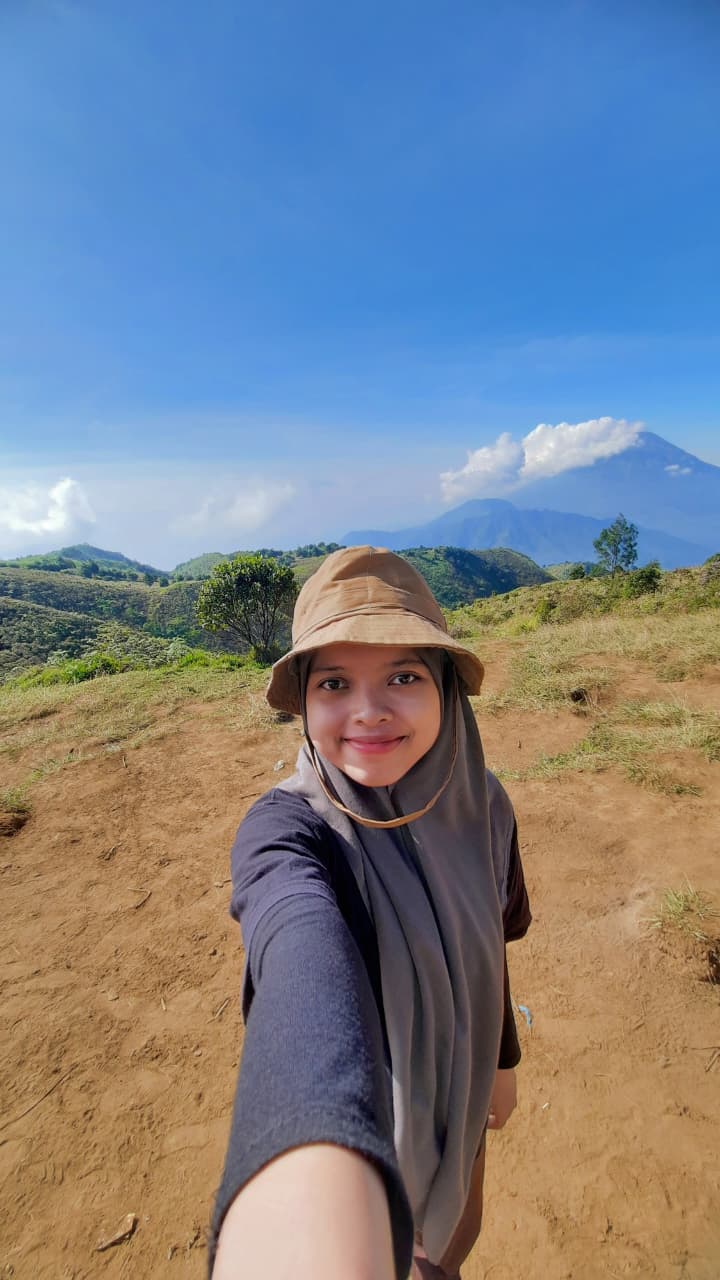 Selca sebelum turun